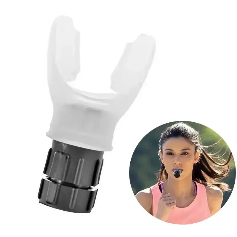 1/2 pièces entraîneur de respiration exercice poumon visage embout respirateur équipement de Fitness pour accessoires de soins de santé ménagers - CORPSDECHAMPION