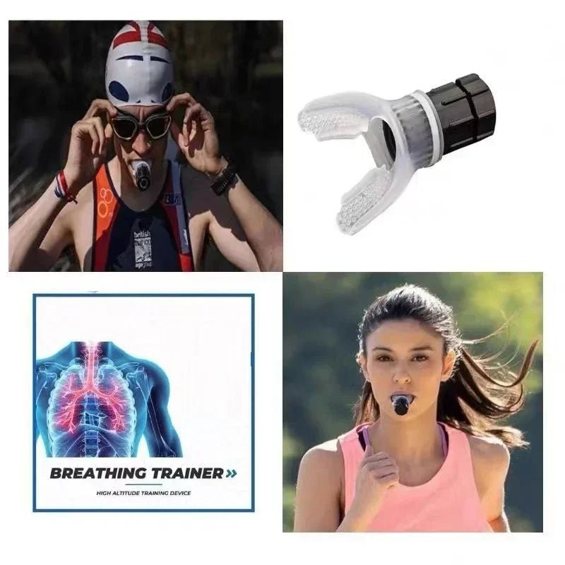 1/2 pièces entraîneur de respiration exercice poumon visage embout respirateur équipement de Fitness pour accessoires de soins de santé ménagers - CORPSDECHAMPION