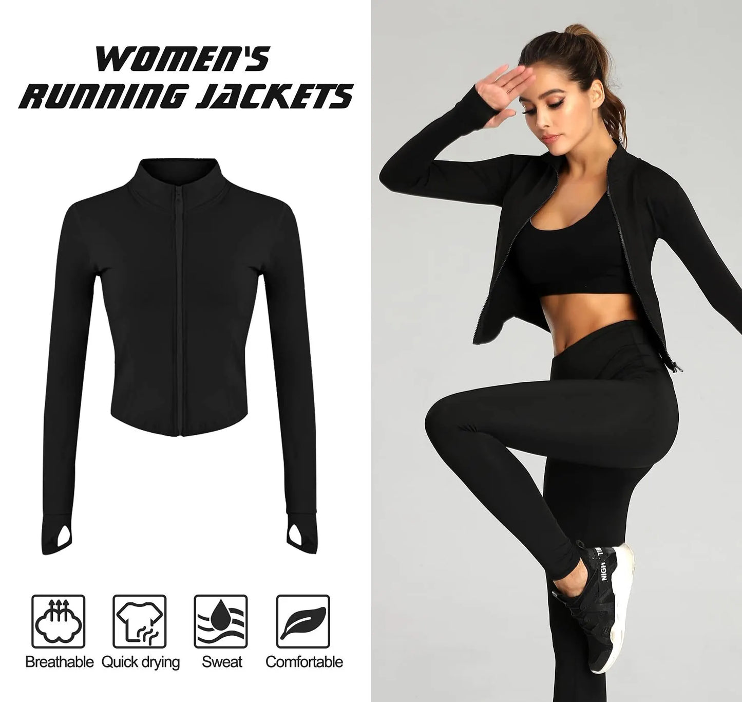 Veste femme zippée | YOGAFITNESS™