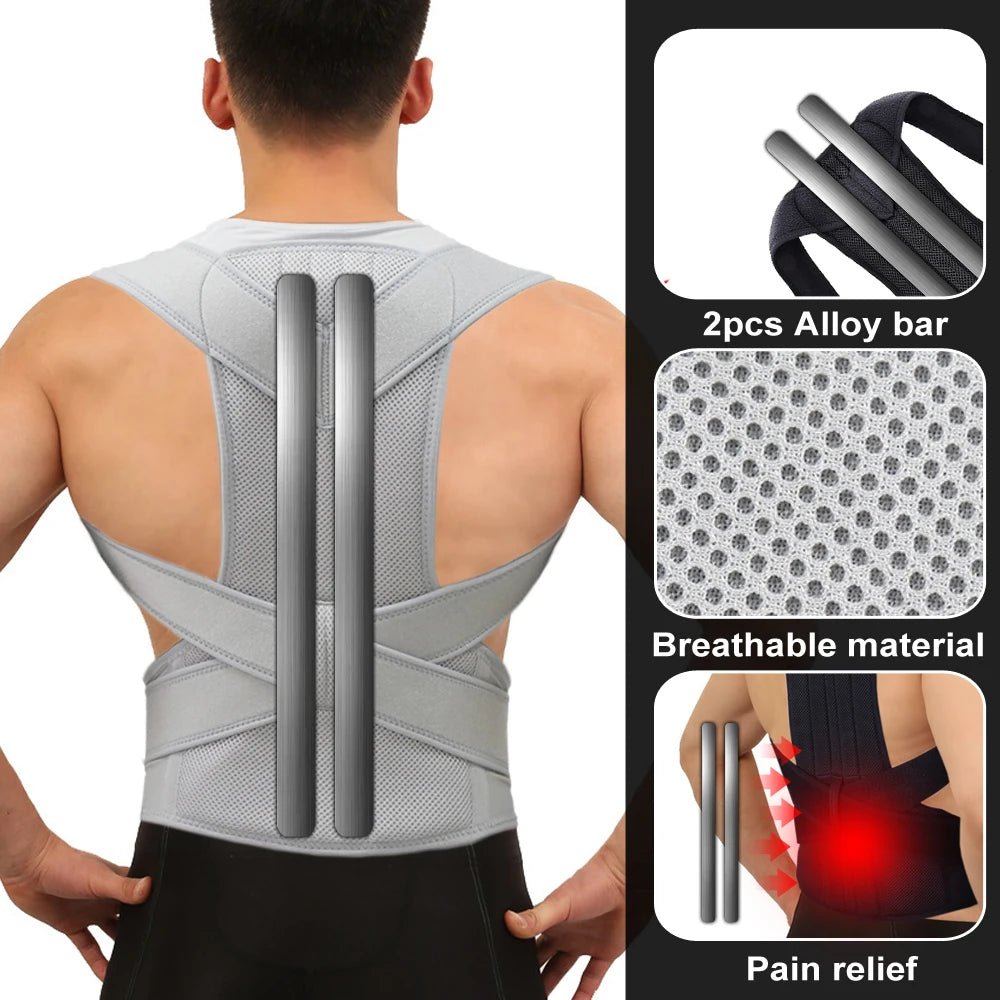 Correcteur de Posture Innovant pour Soulager les Douleurs du Dos | PosturaFlex Pro™