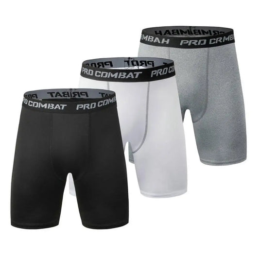 ProCombat™ | Shorts de Compression Homme Séchage Rapide - Maintien Optimal