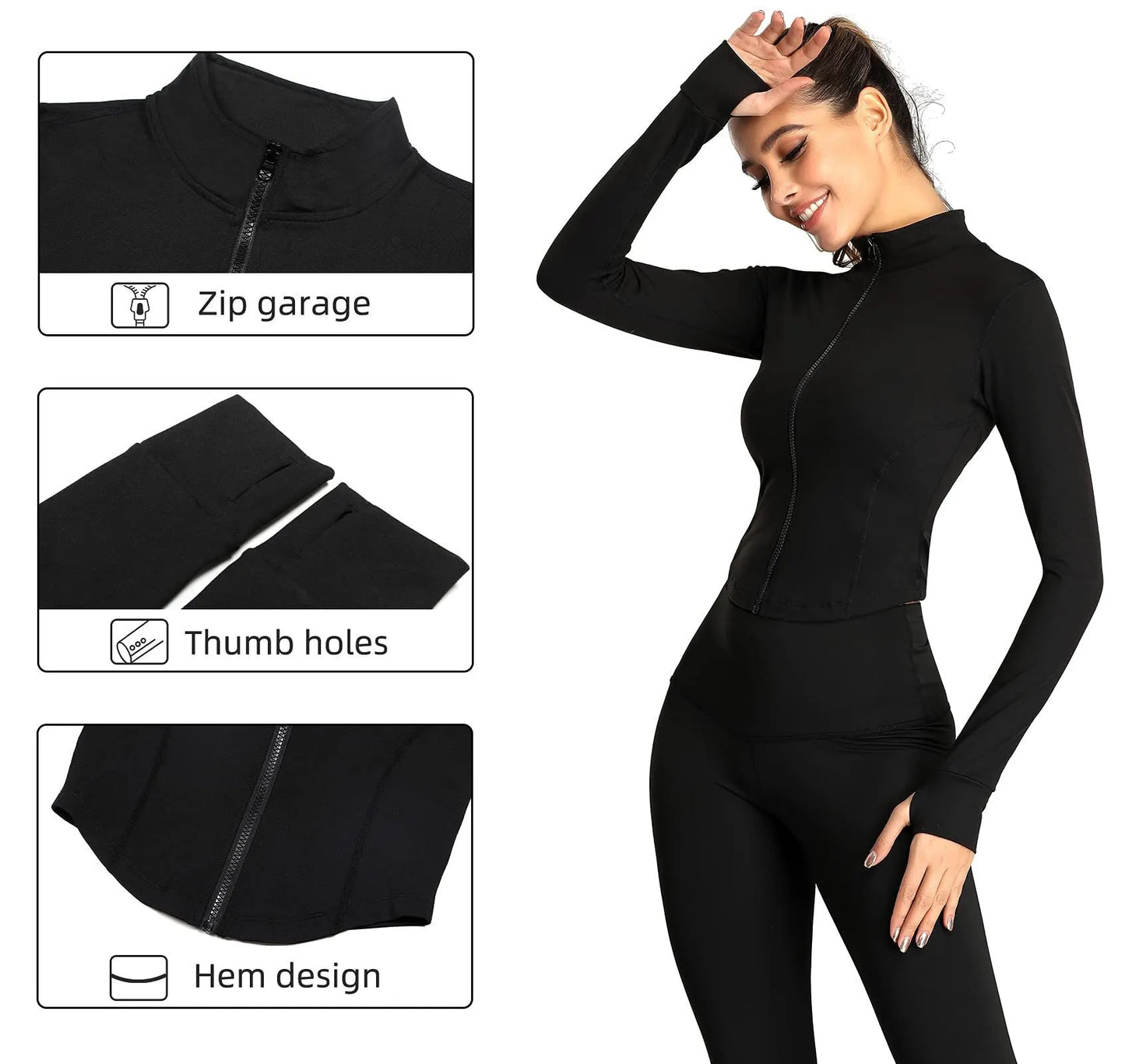 Veste femme zippée | YOGAFITNESS™