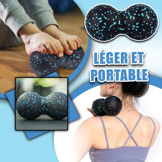 Balle de Massage EPP Polyvalente pour Yoga, Fitness, Rééducation Médicale - Soulage Fascias, Dos, Pieds et Cou - CORPSDECHAMPION