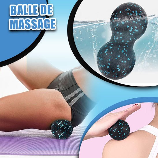 Balle de Massage EPP Polyvalente pour Yoga, Fitness, Rééducation Médicale - Soulage Fascias, Dos, Pieds et Cou - CORPSDECHAMPION