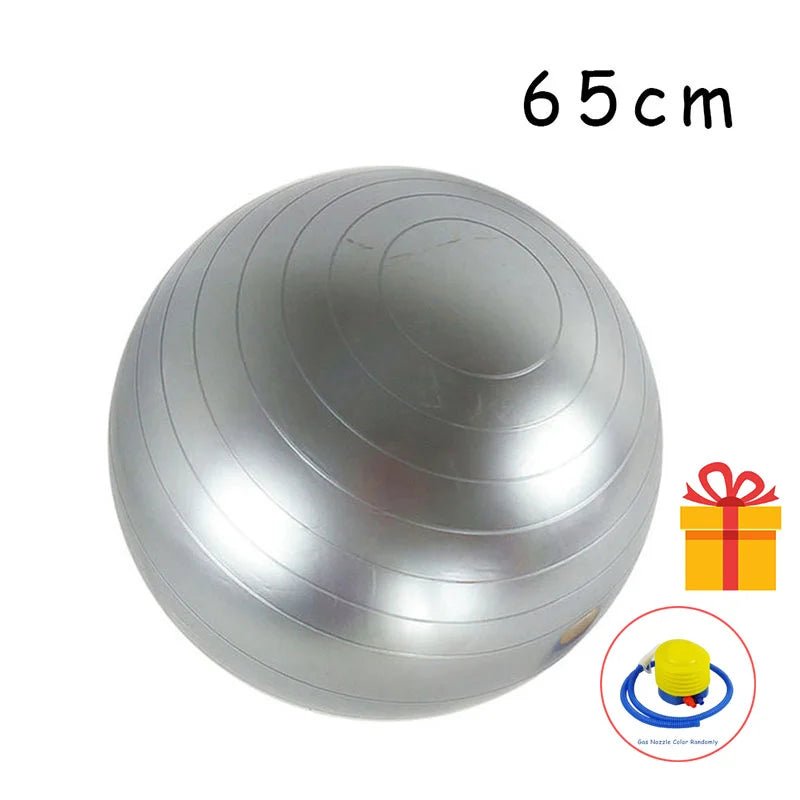 Balles de Fitness en PVC, balle de Yoga épaissie, antidéflagrante, équipement de gymnastique à domicile, Pilates, balle d'équilibre45cm/55cm/65cm/75cm/85cm/95cm - CORPSDECHAMPION