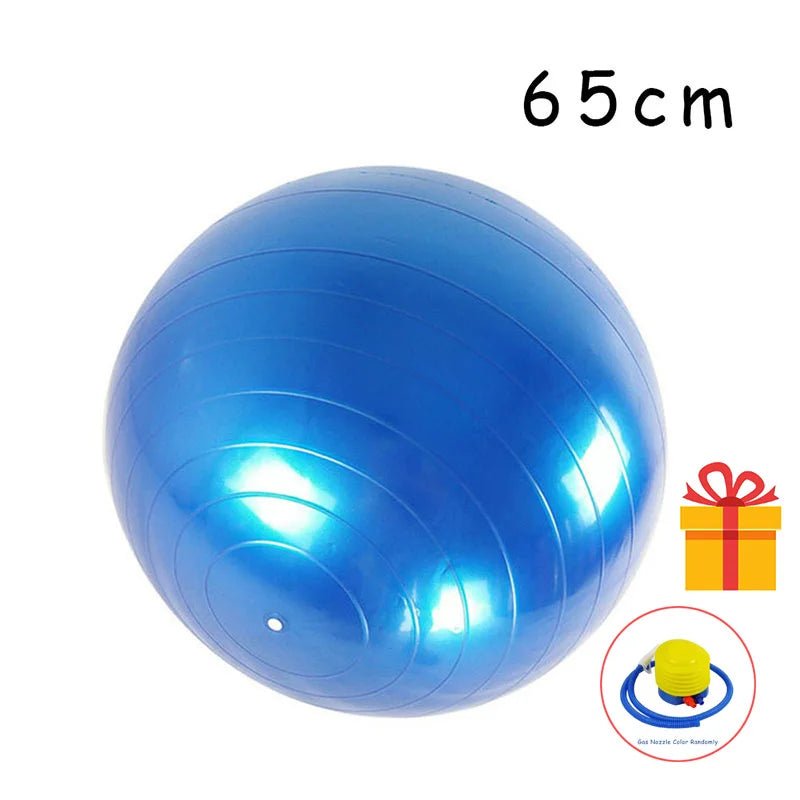 Balles de Fitness en PVC, balle de Yoga épaissie, antidéflagrante, équipement de gymnastique à domicile, Pilates, balle d'équilibre45cm/55cm/65cm/75cm/85cm/95cm - CORPSDECHAMPION