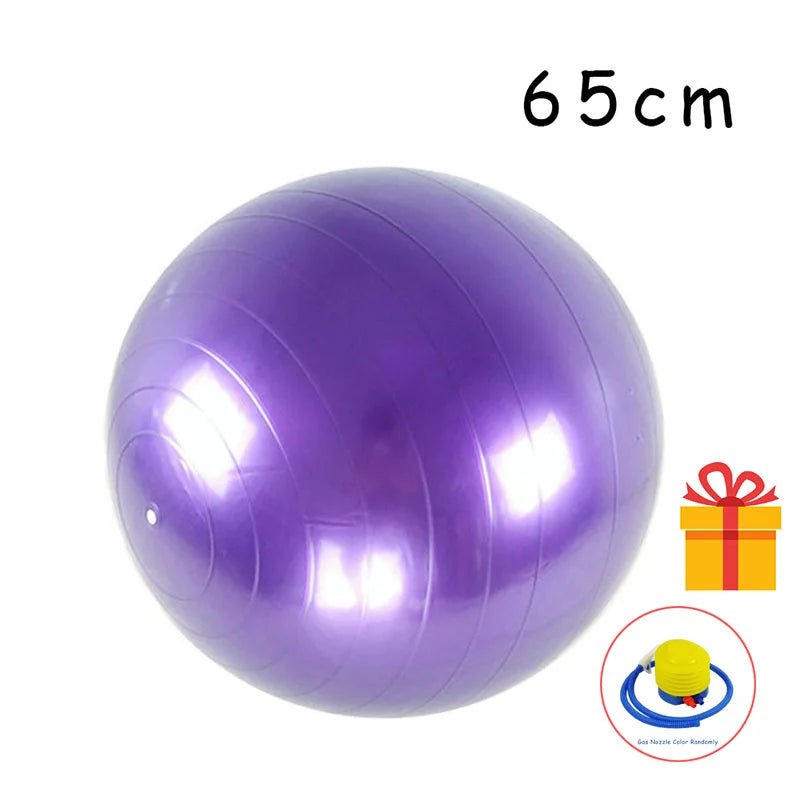 Balles de Fitness en PVC, balle de Yoga épaissie, antidéflagrante, équipement de gymnastique à domicile, Pilates, balle d'équilibre45cm/55cm/65cm/75cm/85cm/95cm - CORPSDECHAMPION