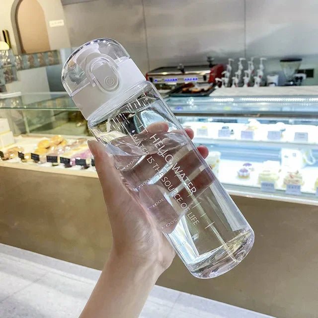 Bouteille transparente réutilisable de 780ml, idéale pour boire de l'eau, du thé, des boissons sportives, convenant parfaitement aux enfants pour l'école ou les activités sportives - CORPSDECHAMPION