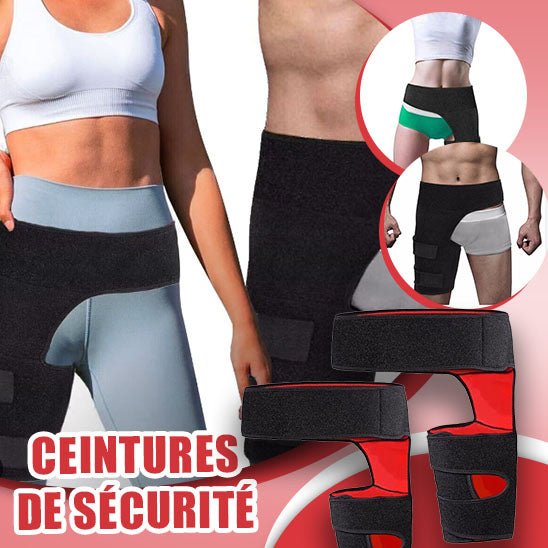 Ceinture de soutien de la hanche, soutien de l'aine, soulagement de la douleur sciatique, sangle de cuisse, attelle de Compression, articulations de l'aine, arthrite, ceinture de protection de la hanche - CORPSDECHAMPION