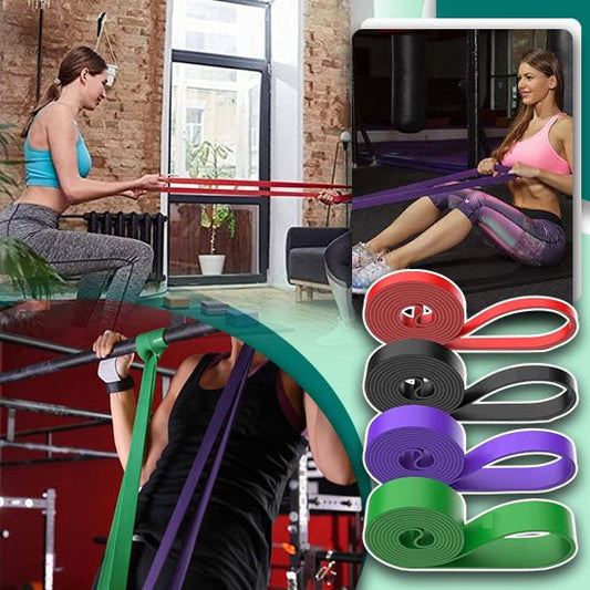 Ceinture élastique de sport audacieux, équipement auxiliaire de traction pour hommes et femmes, équipement d'exercice de Pilates, ceinture de résistance en caoutchouc - CORPSDECHAMPION