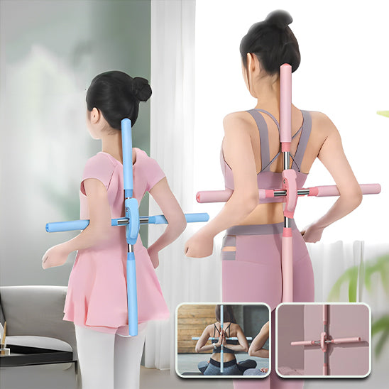 Utilisation du correcteur de posture dos pour un alignement parfait.

