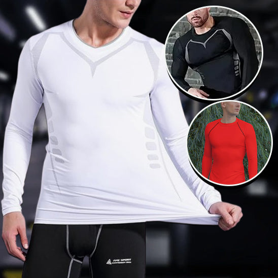 "T-shirt de compression pour homme, offrant maintien musculaire et confort optimal."
Www.corpsdechampion.com 