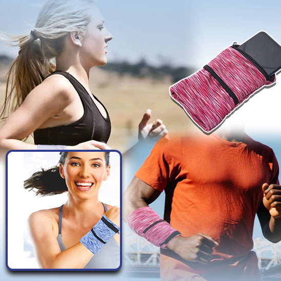 POCKETBRA™ |Bracelet respirant avec poches pratiques