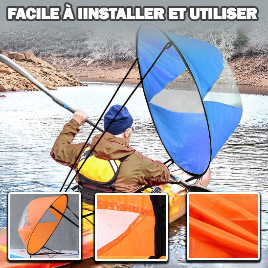 Voile de kayak