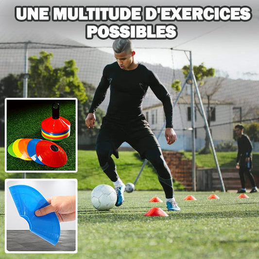 Cône d'entraînement durable et flexible | SportCone Pro™