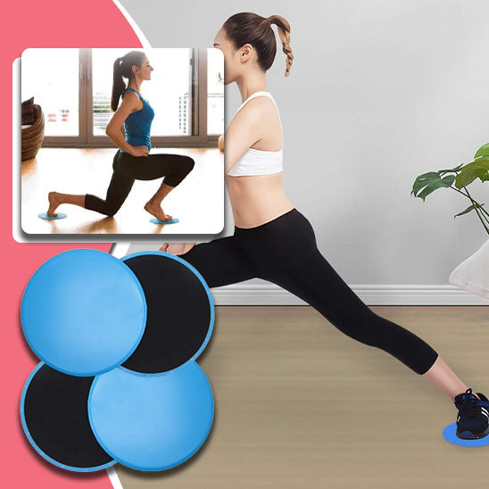 Disques de glisse pour exercices de Fitness, 2 pièces, accessoires d'entraînement pour tout le corps, équipement de sport de Yoga pour entraînement Abdominal