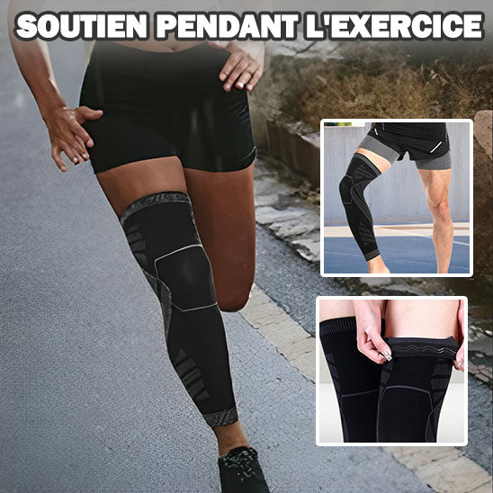 Manchon De Compression Pour Genoux Et Jambes | FlexSupport™