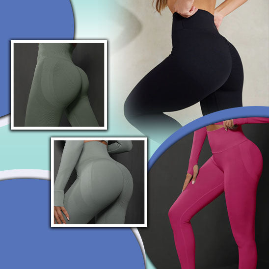 Leggings de sport sans couture pour femmes, taille haute, élastiques et solides, parfaits pour le yoga, le jogging, avec un séchage rapide et un effet push-up, un pantalon slim polyvalent.