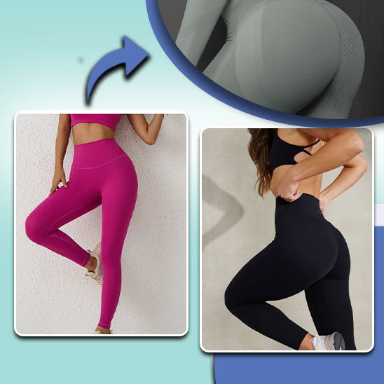 Leggings de sport sans couture pour femmes, taille haute, élastiques et solides, parfaits pour le yoga, le jogging, avec un séchage rapide et un effet push-up, un pantalon slim polyvalent.