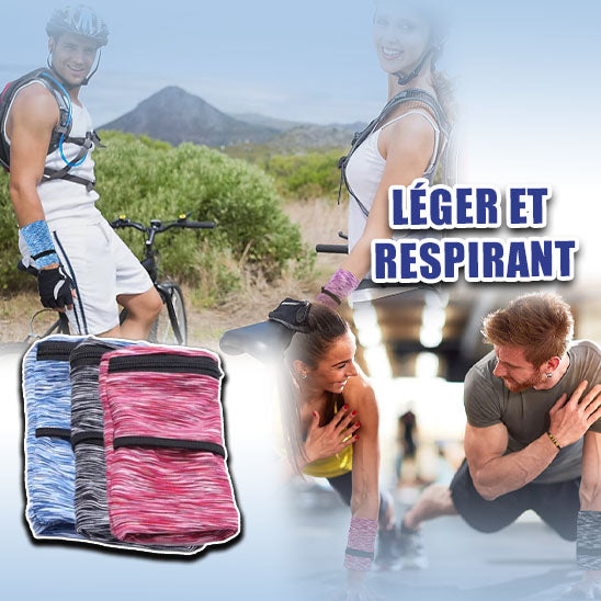 POCKETBRA™ |Bracelet respirant avec poches pratiques