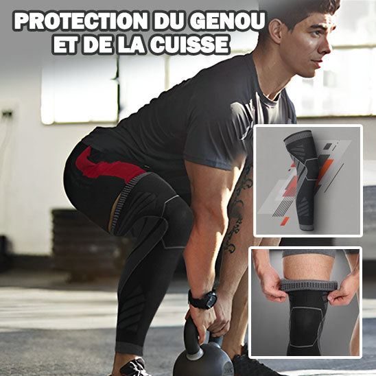 Manchon De Compression Pour Genoux Et Jambes | FlexSupport™