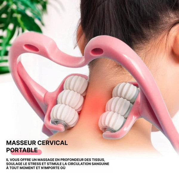 Masseur Cervical | NeckEase Pro™ Soulageant Rapidement les Tensions