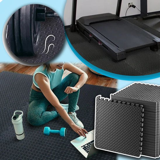 Tapis de Fitness Puzzle 4 à 12 pièces, tapis de massage, carreaux de sol en mousse emboîtables Eva pour salle de sport à domicile, tapis d'équipement de gymnastique à domicile, tapis de sol antidérapant - CORPSDECHAMPION